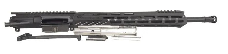  InchFosTech Tech15 Complete AR15 Upper Assembly  Black  .22 LR  17 Inch Inch CMMG Barrel  13 Inch Inch Mach2 Rail  CMMG .22 Sear Trip Kit  Echo Trigger Compatible Inch | 082652082436