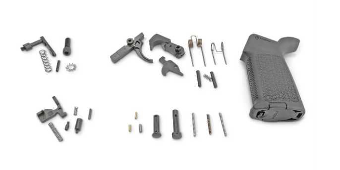 Anderson AR15 Lower Parts Kit  Black  Premium  Magpul MOE Grip | 640901514895