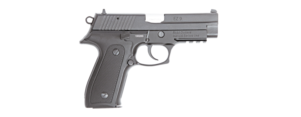  InchZastava EZ9 Pistol  Black  9mm  4.25 Inch Inch Barrel  15rd Inch | 682863126181