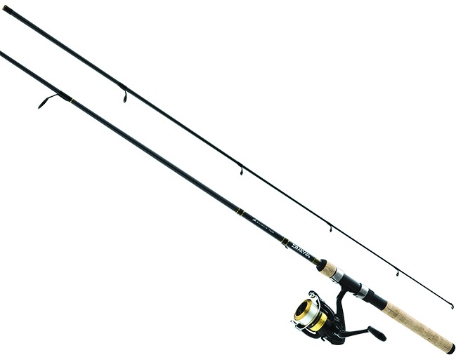Daiwa DSK30-B/F702M-12C D-Shock Pre-Mounted Spinning Combo with | 043178959466