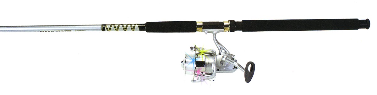 Master DN500-WL Roddy Hunter LED-Lite Spin Combo, With Line, 3BB | 010205929549