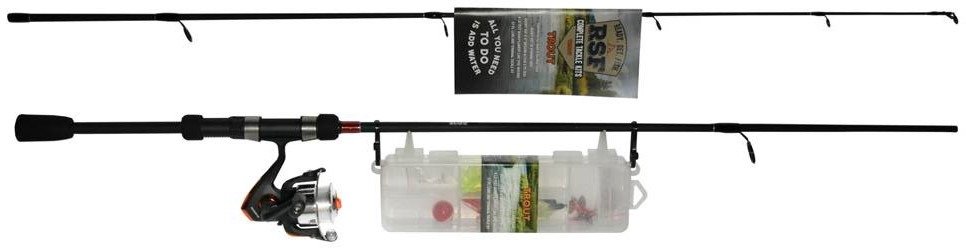 Roddy DN551 Ready.Set.Fish Trout Combo with 27pc Tackle Kit, 66 Inch | 010205930408