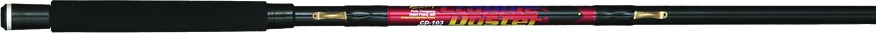 B&M ST6 Black Widow Telescopic Trolling Rod, 20', 6 Pc(Telescopic)