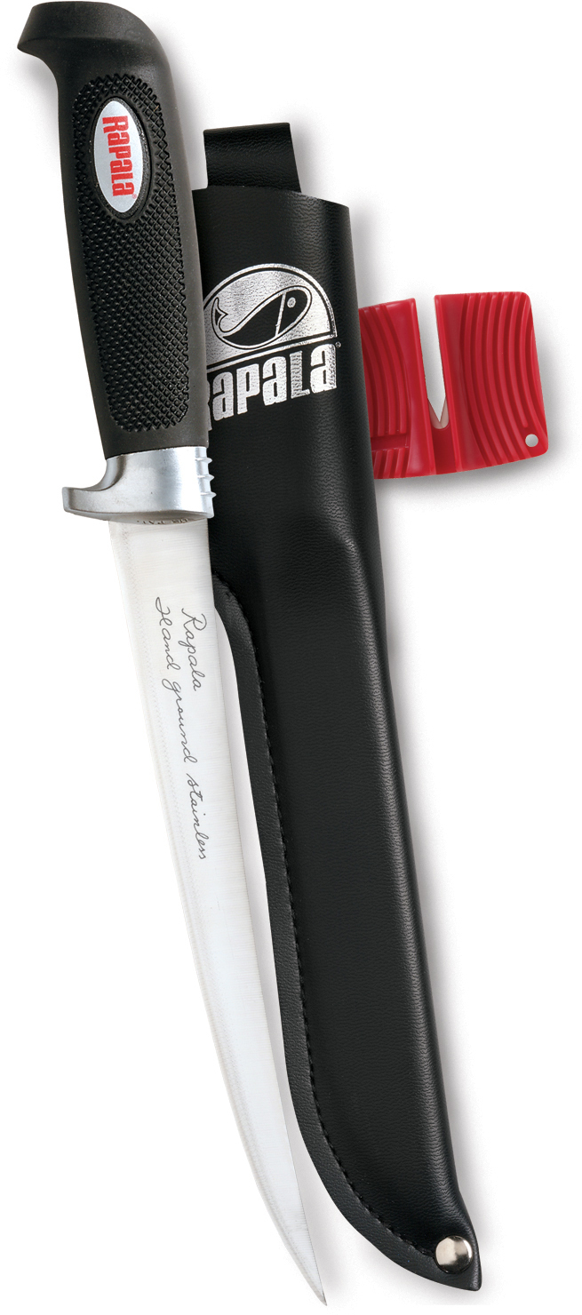 Rapala BP709SH1 Soft Grip Fillet Knife, 9 Inch Stainless Blade | 022677030173