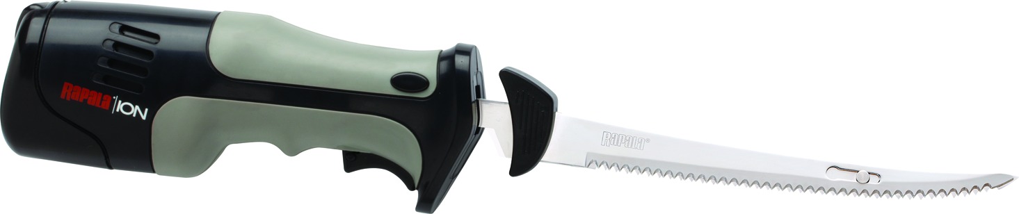 Rapala RRFN Lithium Ion Cordless Fillet Knife 7 Inch Blades, AC Charger | 022677196220