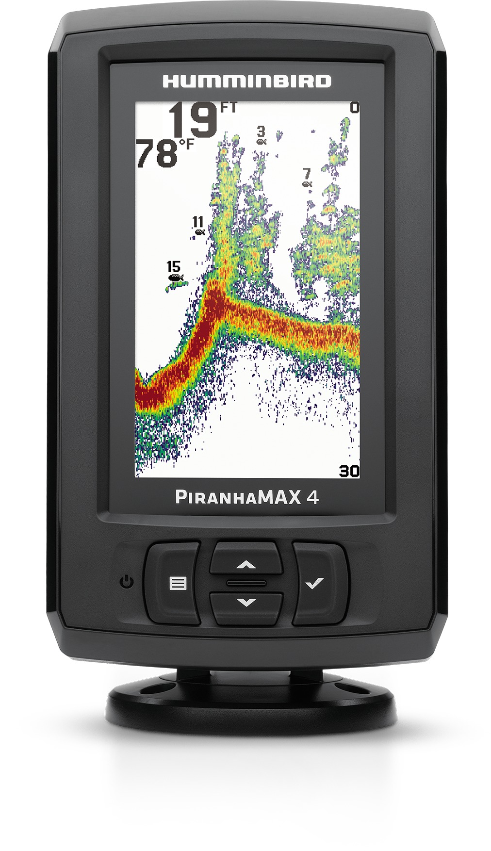 Humminbird 410150-1 PiranhaMAX 4 Sonar, 4.3 Inch Display, Dual Frequancy | 082324048708