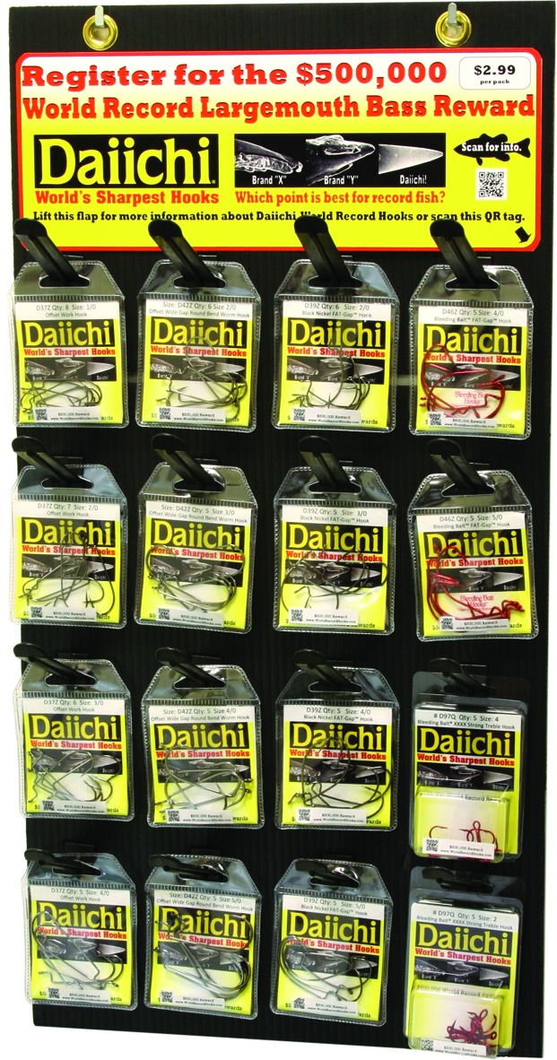 Daiichi DWRBR Bass Display 80Pcs | 042758950442