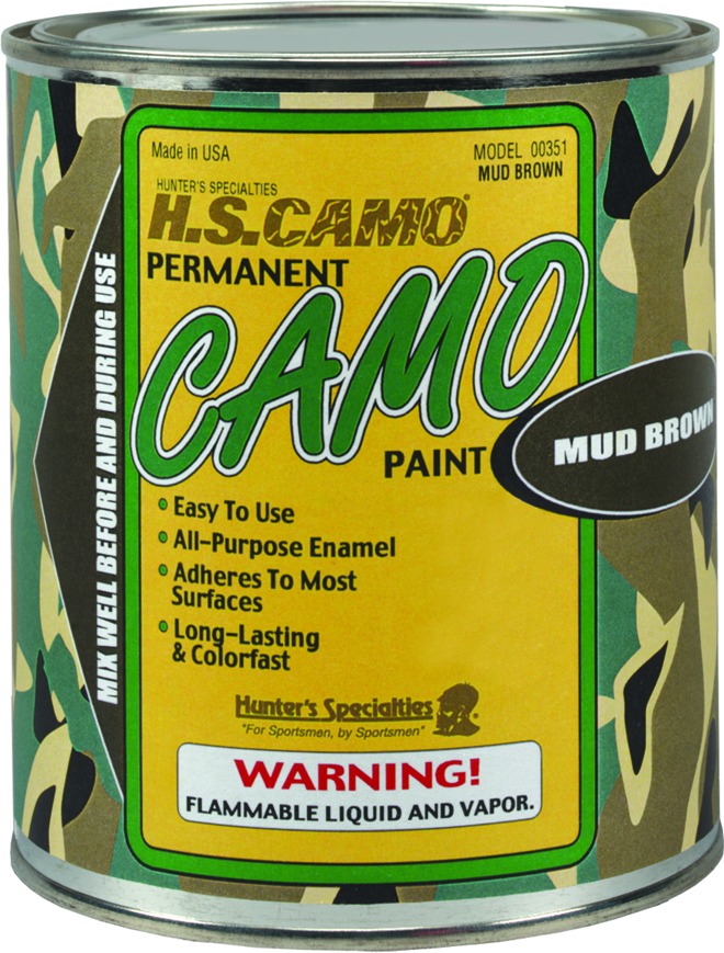 Hunters Specialties 00361 Camo Paint Quart Mud Brown | 021291003617