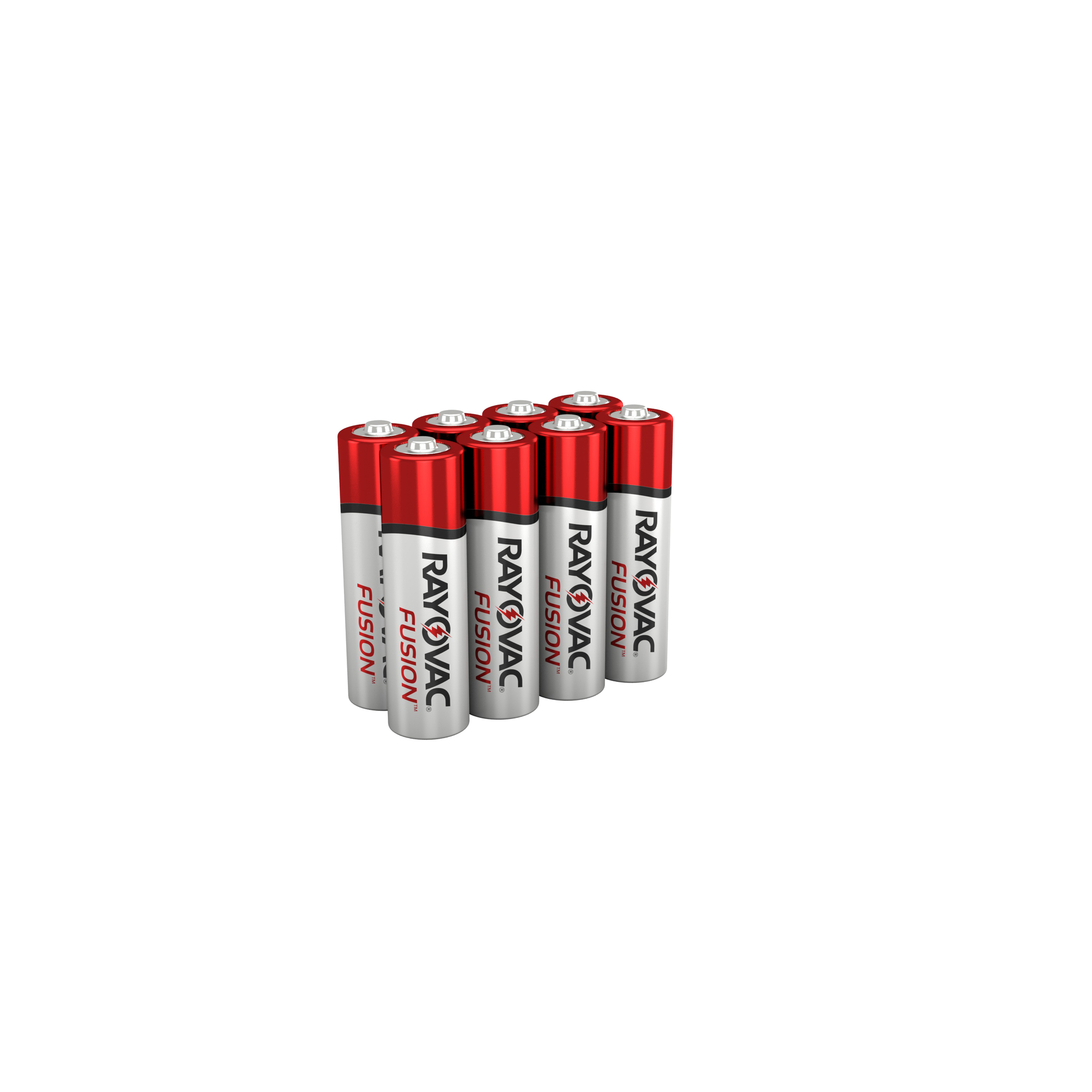 Rayovac 8158TFUSJ Fusion Advanced Alkaline AA Battery Carded 8Pack | 012800522897
