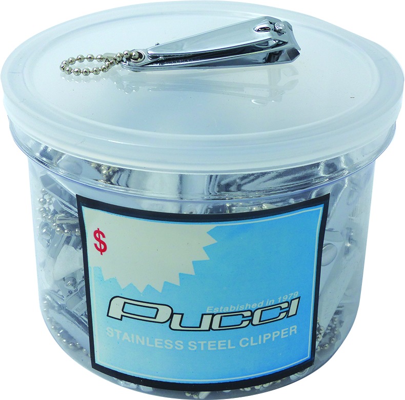 Pucci PNC72BU Clippers 72Pc Bucket Nail Clippers | 015789000325