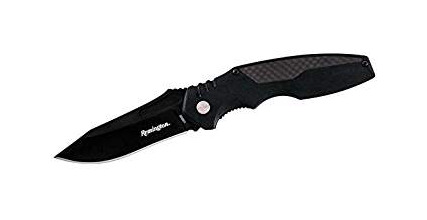Remington R30001 Folding Liner Lock Tactical Knife, Black Oxide blade | 033753142093