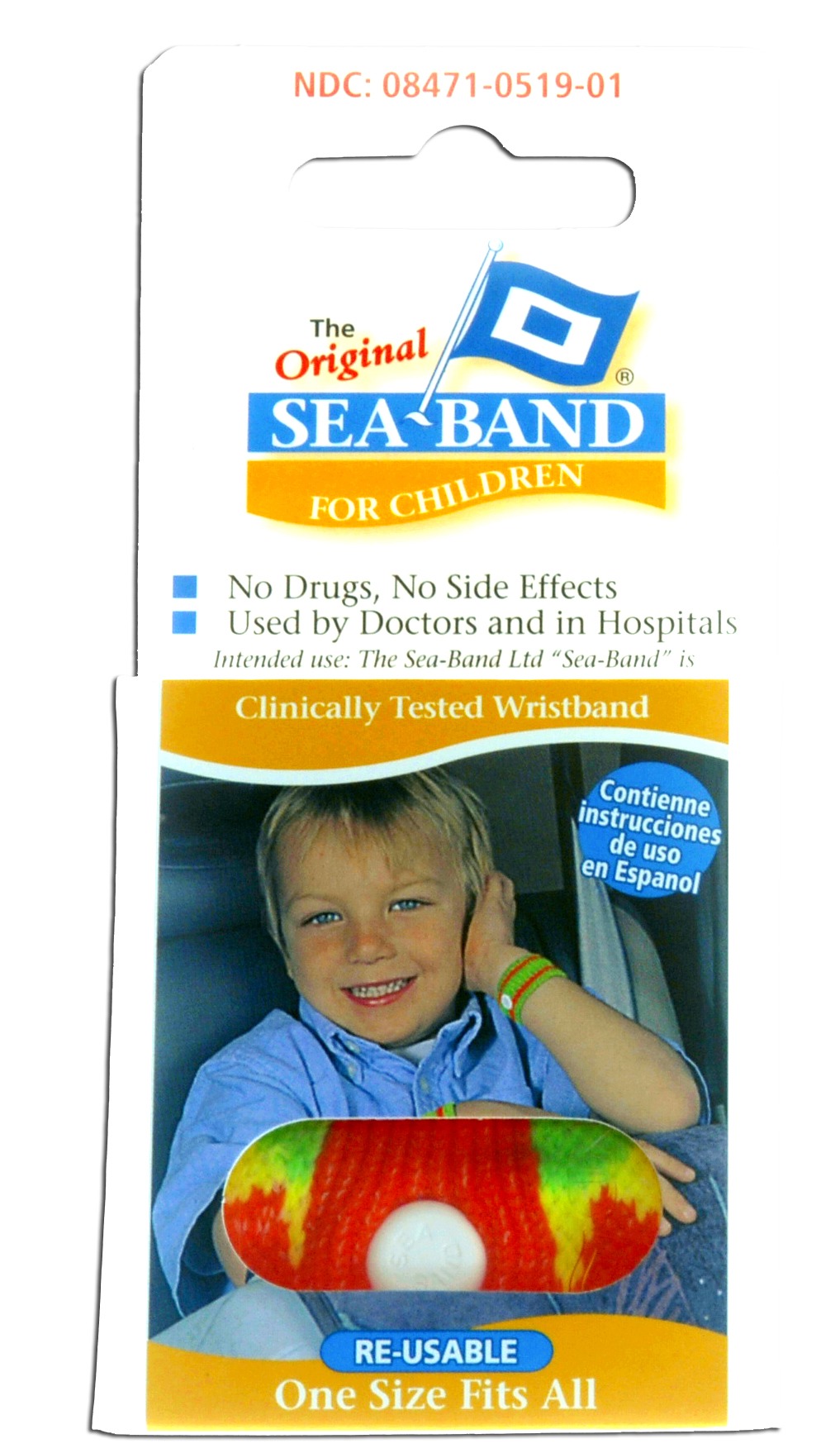 Sea Band 1811KD for KIDS Motion Sickness Relief, Reusable Wrist | 008727000310