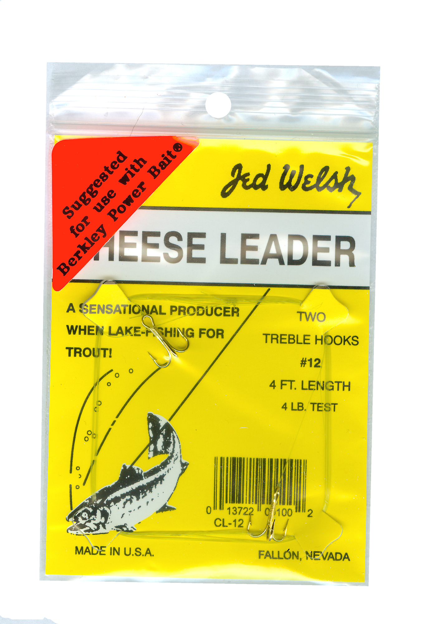 Jed Welsh CL12 Cheese Leader Sz 12 | 013722001002