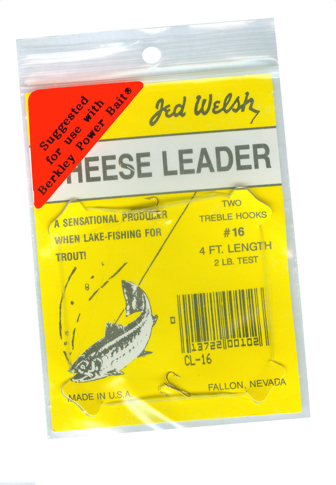 Jed Welsh CL16 Cheese Leader Sz 16 | 013722001026