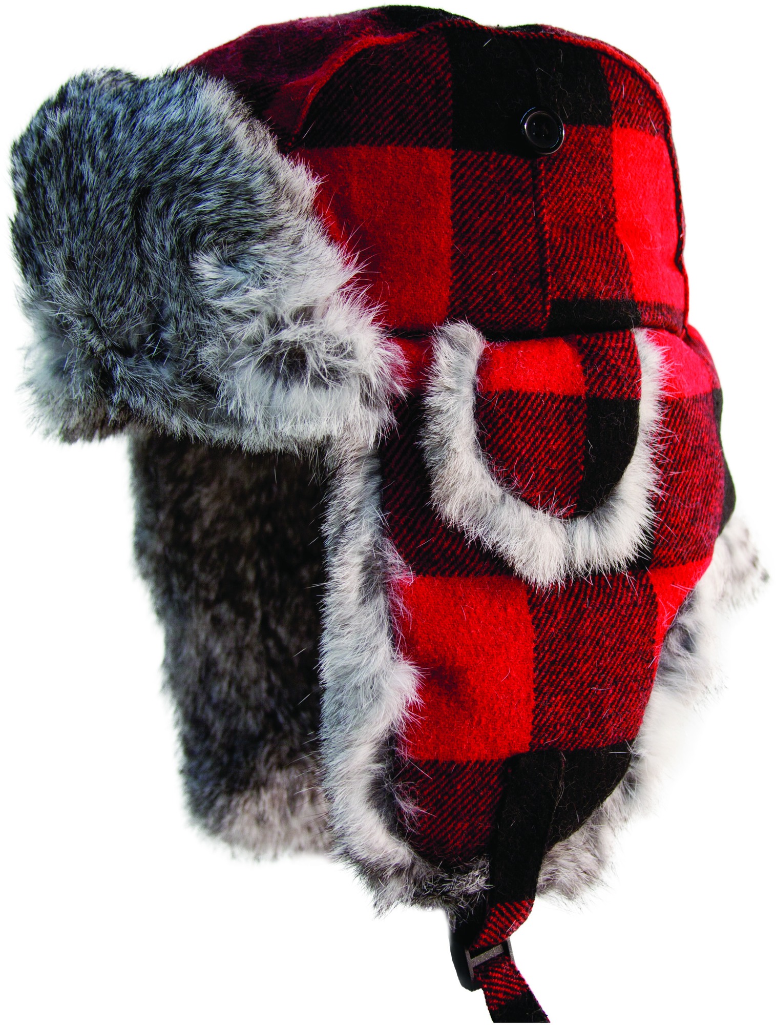 Eskimo 27762 Plaid Alaskan Fur Hat L | 012642005480