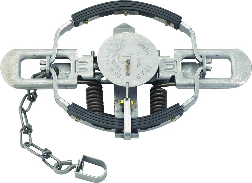 Duke 0474 Rubber Jaw Coil Spring Trap, 3 CS PAD, 6 Inch Jaw Spread | 011627004746