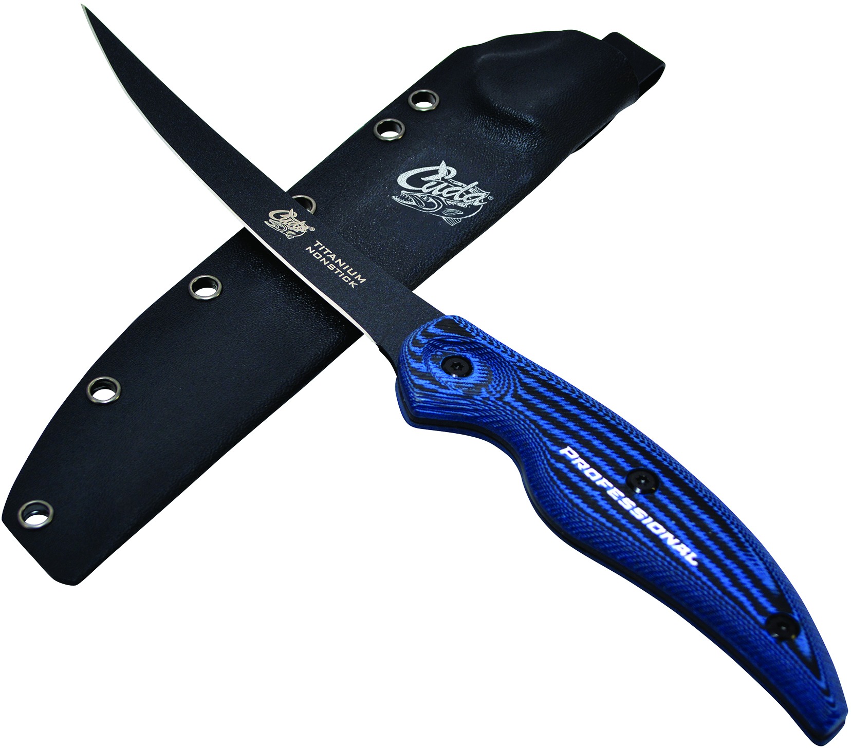Cuda 18128 6 Inch Professional Series Ti Non-Stick Curved Boning Knife | 016162181280