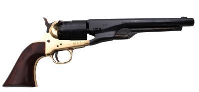 Traditions 1860 Army Redi-Pak Black Powder Revolver / Walnut / Brass .44 Cal 8 Inch Blued Barrel | 040589003009