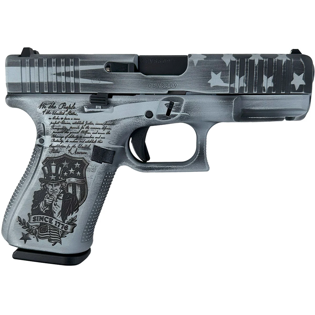 GLOCK 19 GEN5 9MM 4.02 Inch BBL 315RD WE WANT YOU GRAY | 050806032743
