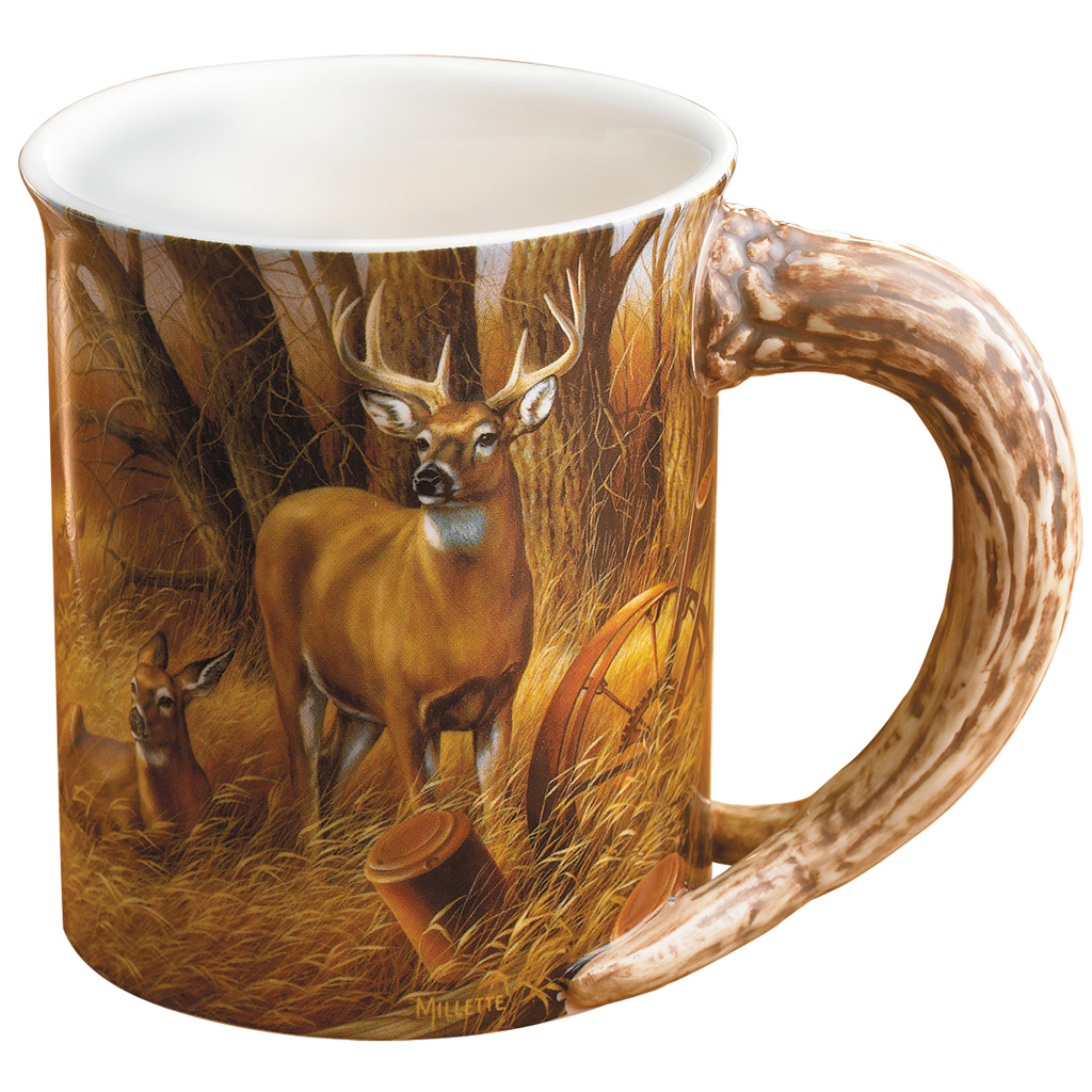 Wild Wings 8955712275 Autumn Streamside Black Bear Sculpted Mug, 16 oz