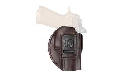 1791 Gunleather 4WH6SBRR 4-Way  IWB/OWB Size 06 Signature Brown Leather Belt Clip Ambidextrous Hand