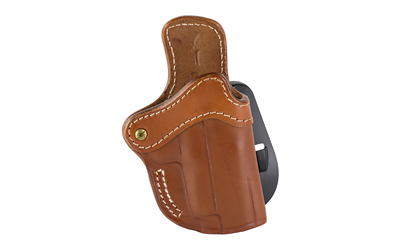 1791 Gunleather ORPDH23CBRR Paddle Holster Optic Ready OWB Size 2.3 Classic Brown Leather Paddle Fits Glock 17 Fits Walther PPQ Right Hand