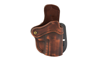 1791 Gunleather ORPDH24SVTGR Paddle Holster Optic Ready OWB Size 2.4S Vintage Leather Paddle Fits FN 509 Fits H&K VP9SK Right Hand