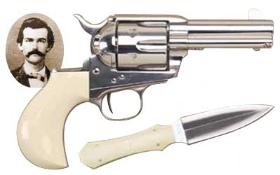 Cimarron CA346DOC Doc Holliday Thunderer Combo 45 Colt (LC) 6 Shot 3.50