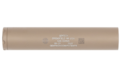GEMTECH GM22 SUPPRESSOR 22LR FDE | 022188904703