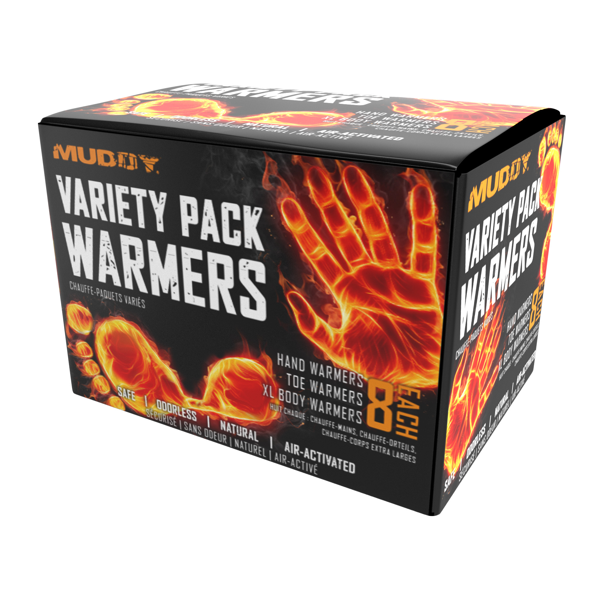 MUDDY DISPOSABLE WARMER BULK ORG/BLK | 888151048498