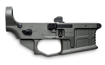 Radian Weapons R0388 A-DAC 15 Lower Receiver Gray, Fully Ambi Controls, Talon 45/90 Safety, Ext. Bolt Catch, Left-Side Mag Release, Right-Side Bolt Release, Enhanced Takedown Pins