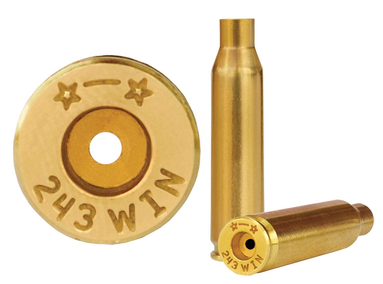 Starline Brass 243WINEUP50 Unprimed Cases  Rifle 243 Winchester Unprimed Brass 50 Per Bag
