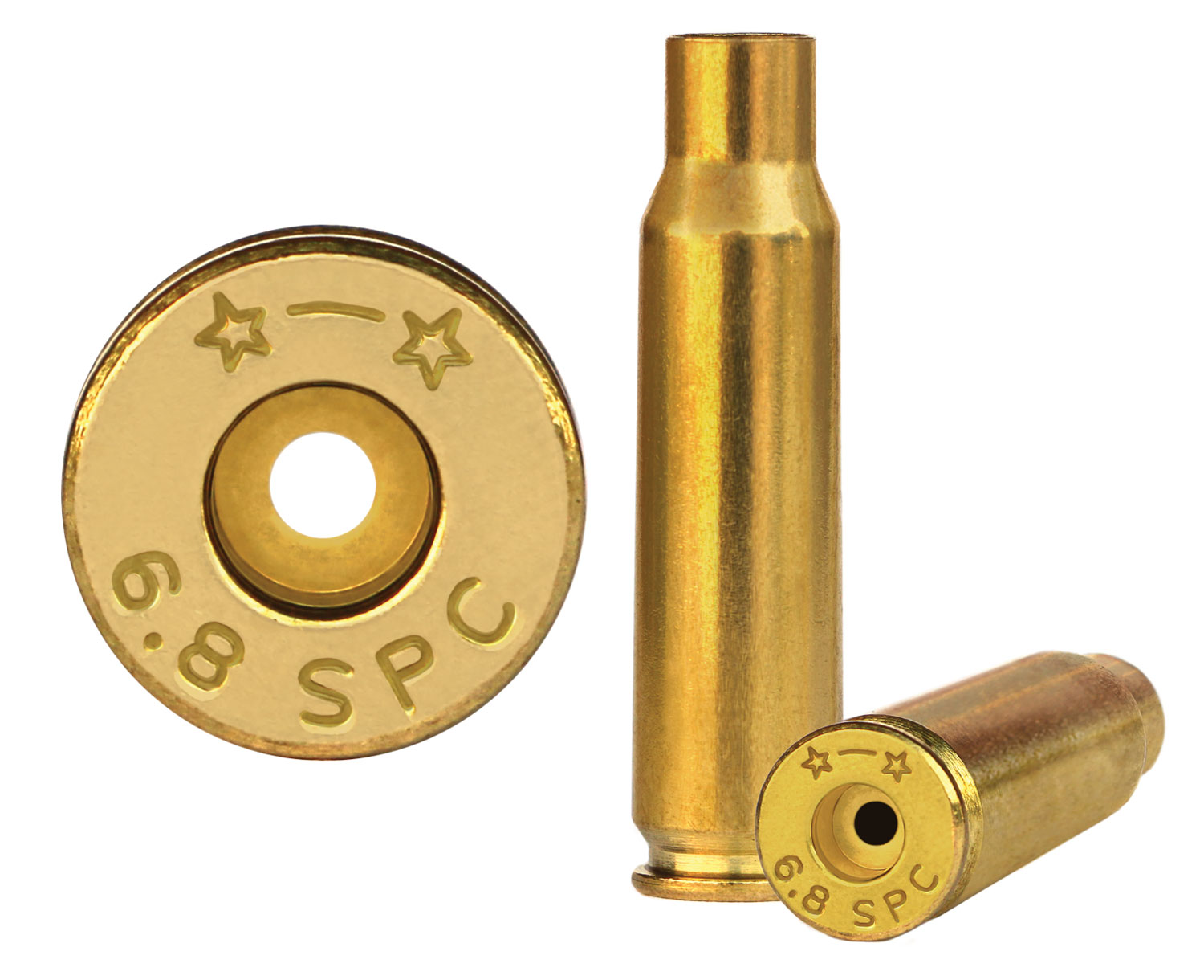Starline Brass 68SPCEUP50 Unprimed Cases  Rifle 6.8mm Rem SPC Brass 50 Per Bag
