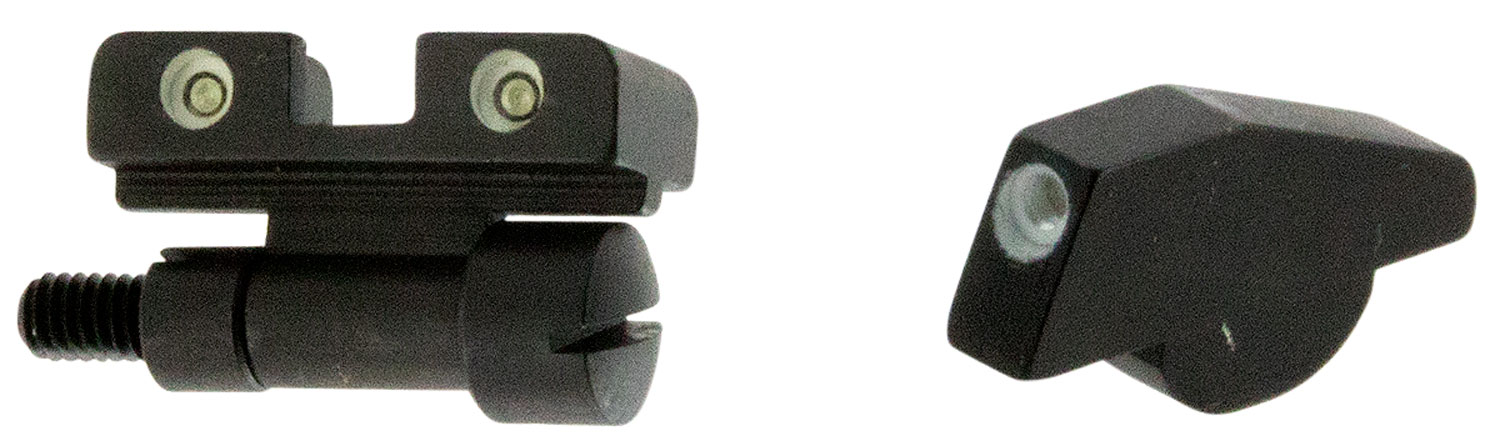 Meprolight USA 227713101 Tru-Dot  Black | Green Tritium Front Sight Green Tritium Adjustable Rear Sight
