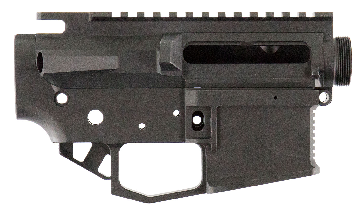 Rise Armament STR2BLK Striker AR15 Receiver 223 Remington/5.56 NATO Black Hardcoat Anodized