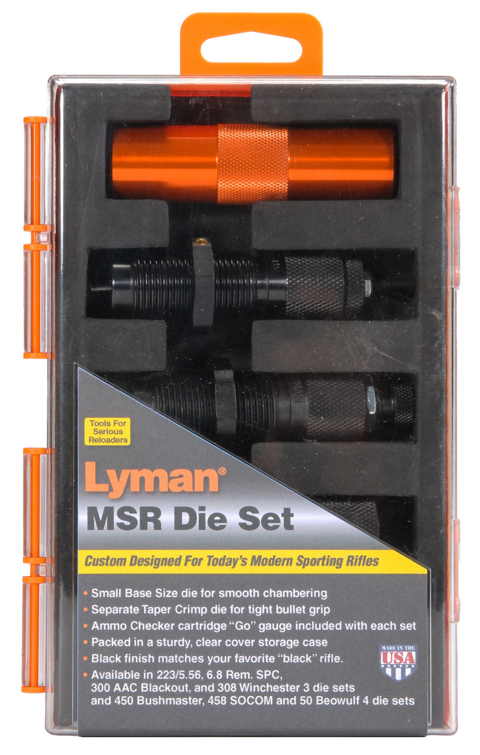 Lyman 7690102 MSR Precision Die System 6.8mm Rem SPC | 6.8mm | 011516501028