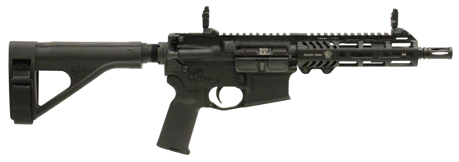 Adams Arms FGAA00300 P2 AR Pistol with Adjustable Block Semi-Automatic 223 Remington/5.56 NATO 7.5
