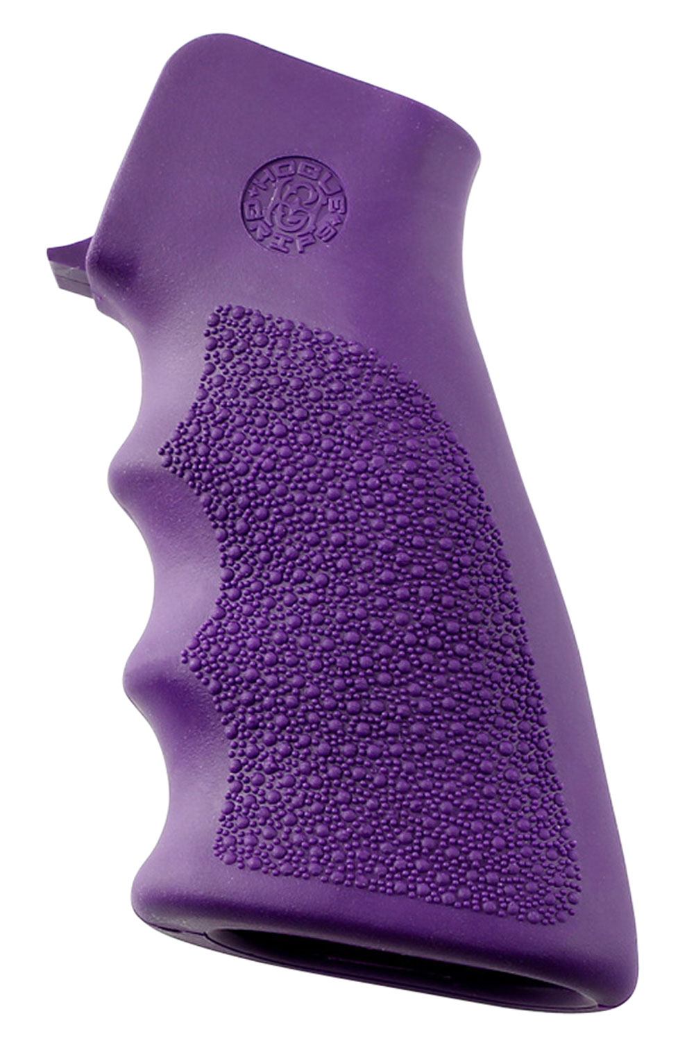Hogue 15006 OverMolded Grip Cobblestone Purple Rubber with Finger Grooves for AR-15, M16
