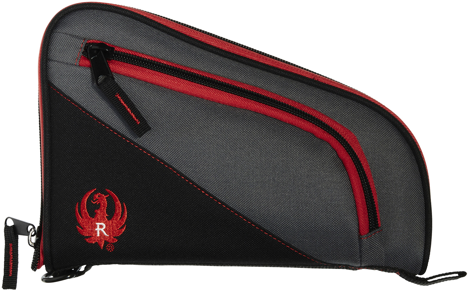 Ruger 27401 Tucson Handgun Case Black/Red/Gray Lockable Zippers | 026509012375