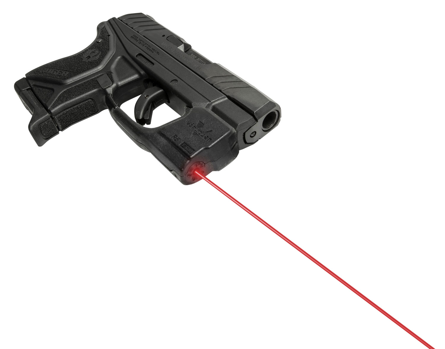Viridian 920-0046 Reactor R5 Gen 2 Red Laser with 635-650nM Wavelength, ECR & 25 yds Day/1 mi Night Range Black Finish for Ruger LCP II Includes IWB Holster