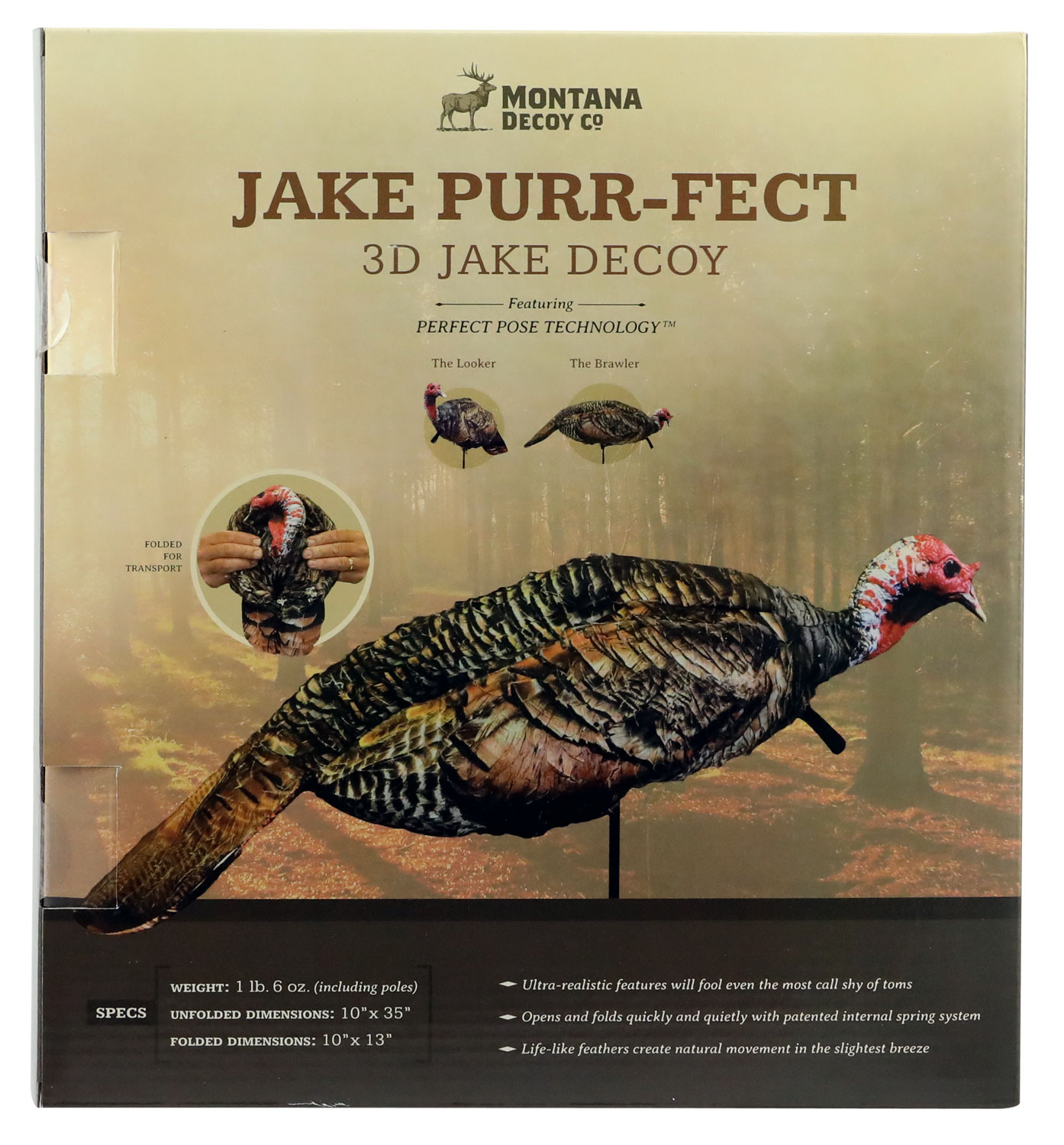 Montana Decoy 0061 Jake Purr-Fect 3D Jake Turkey Decoy