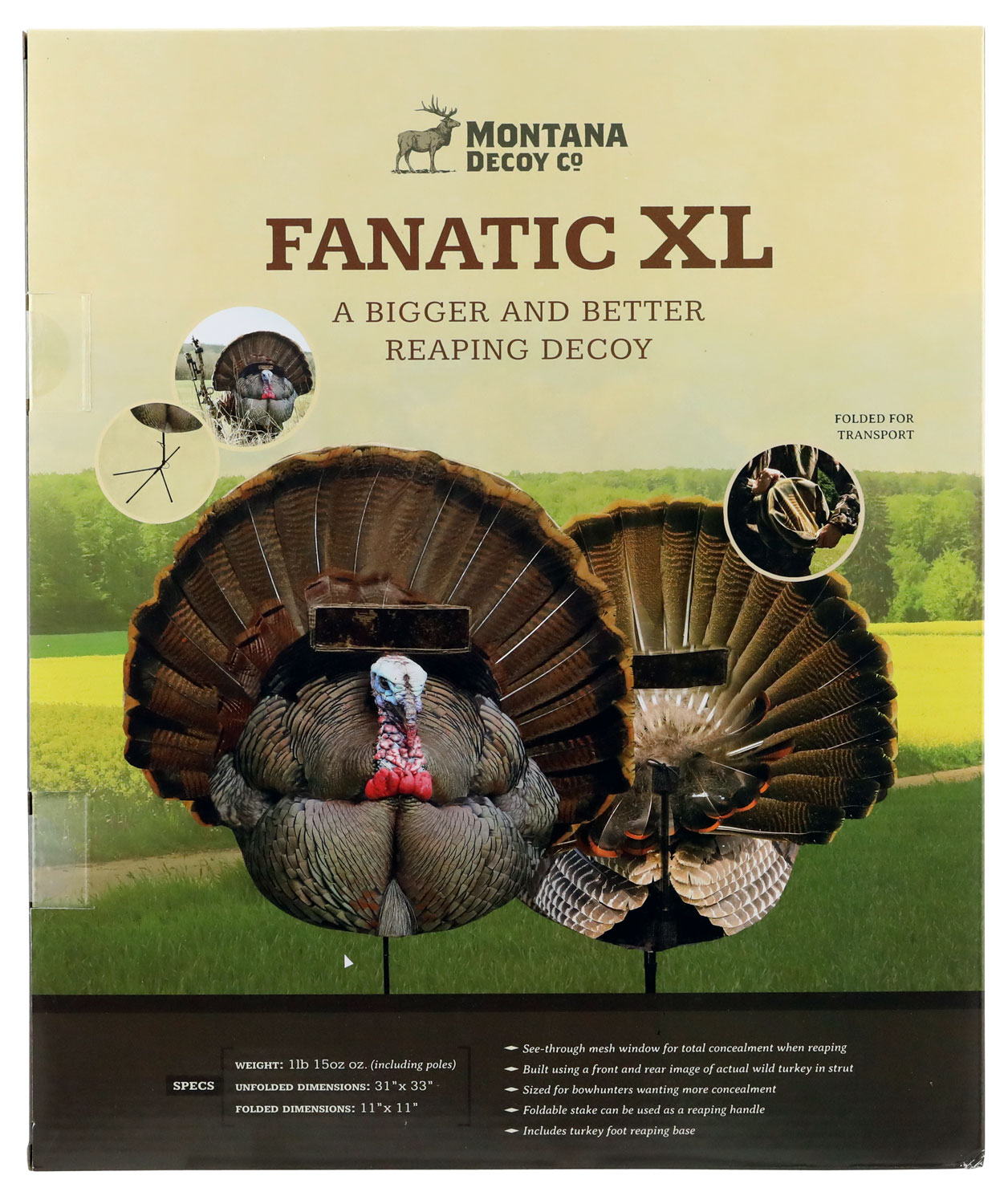 Montana Decoy 0071 Fanatic XL  Turkey Decoy