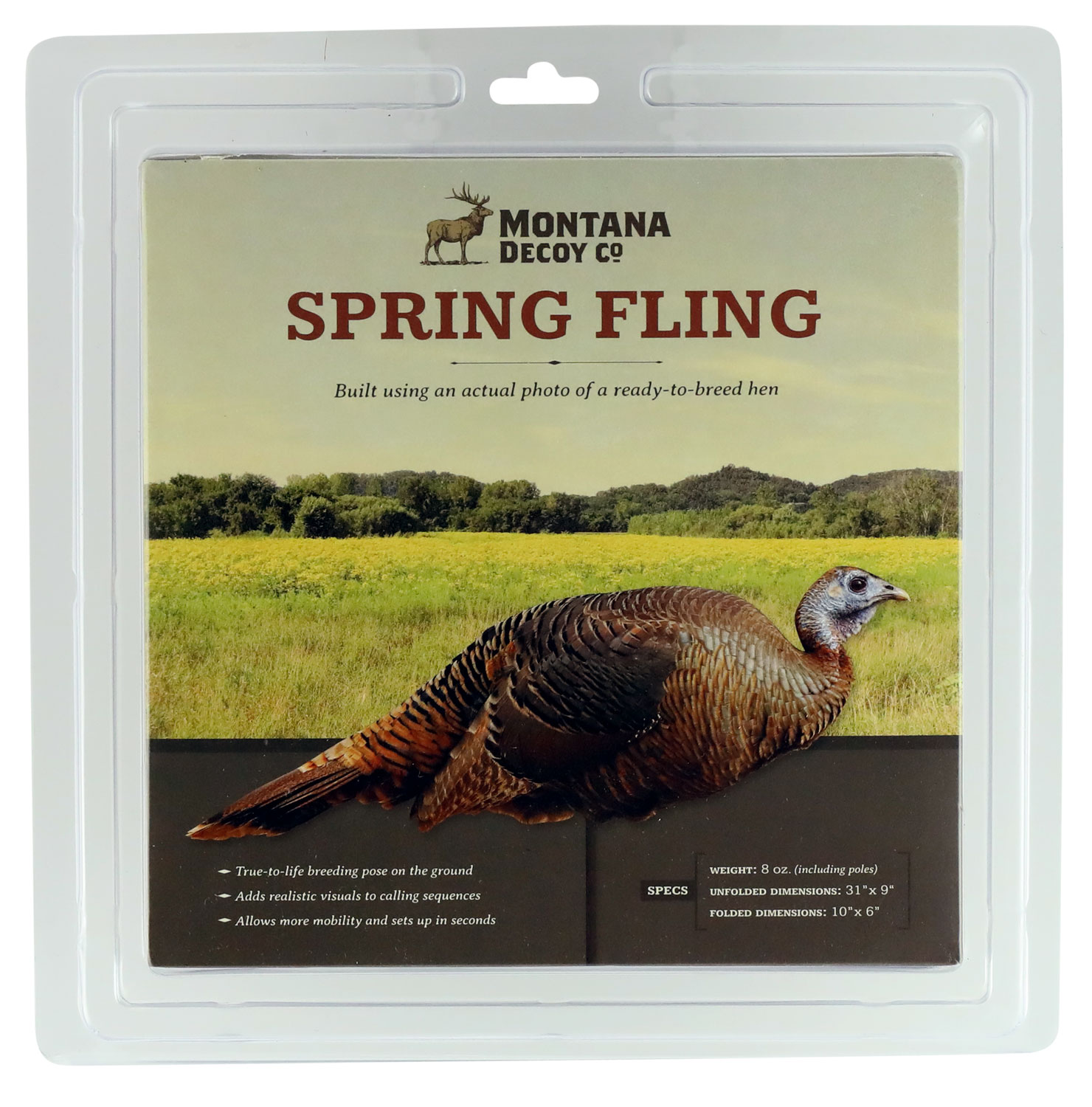 Montana Decoy 0042 Spring Fling  Hen Turkey Decoy