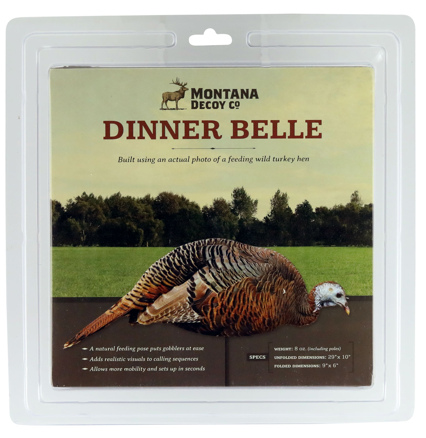 Montana Decoy 0043 Dinner Belle  Hen Turkey Decoy