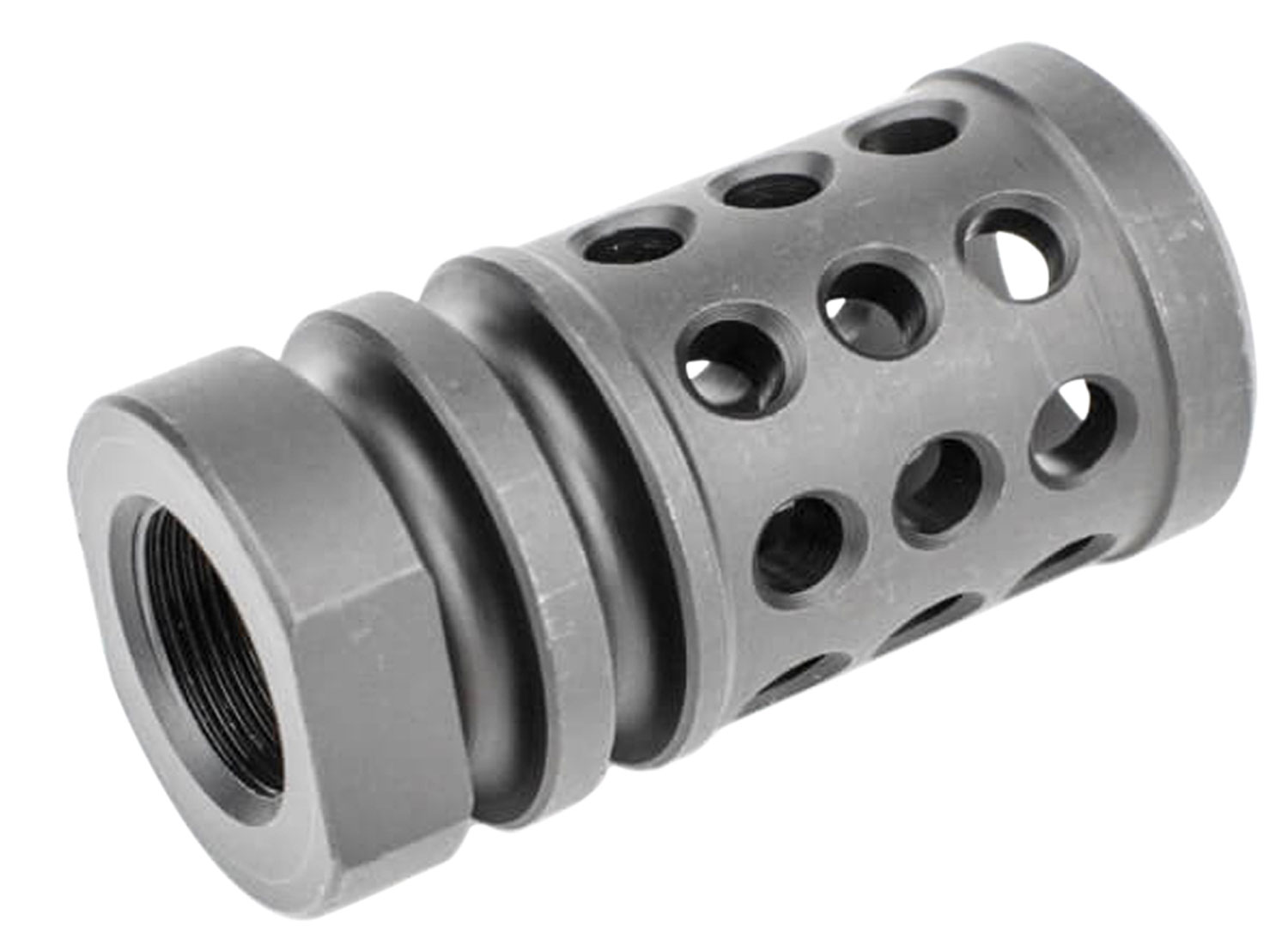 Angstadt Arms AA09FLASHS Flash Hider  Black Nitride 4041 Hardened Steel with 1/2