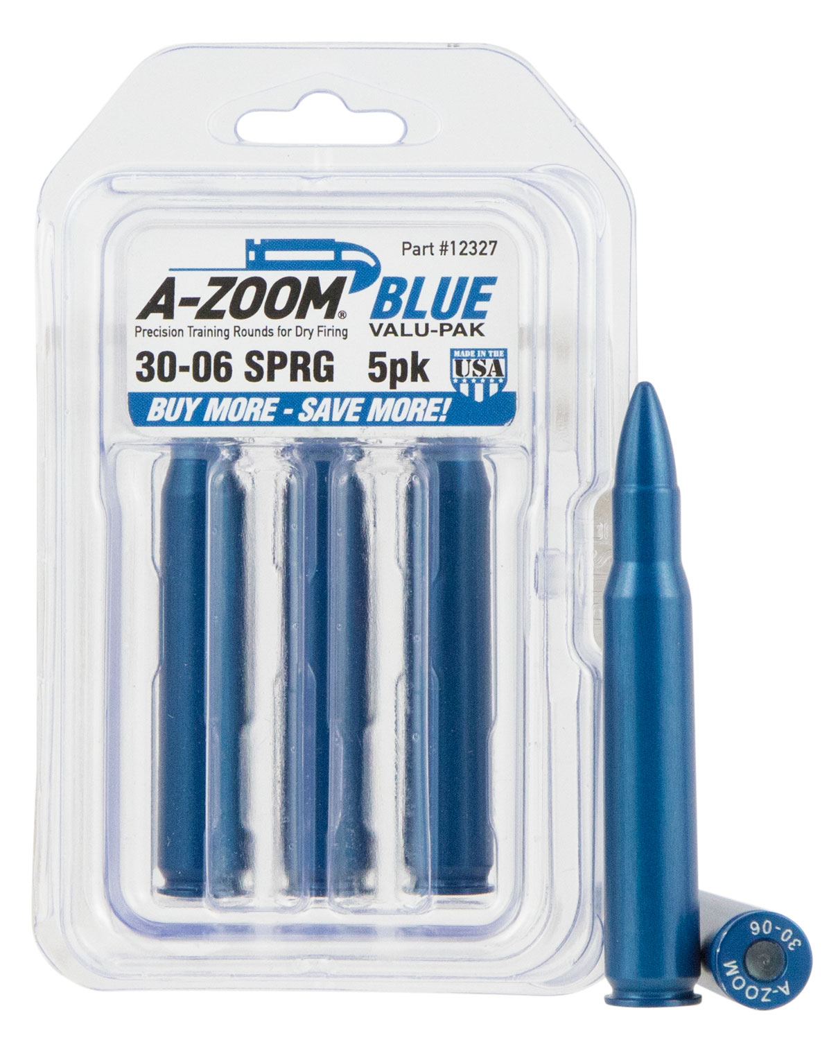 A-Zoom 12327 Value Pack Rifle 30-06 Springfield Aluminum 5 Pk