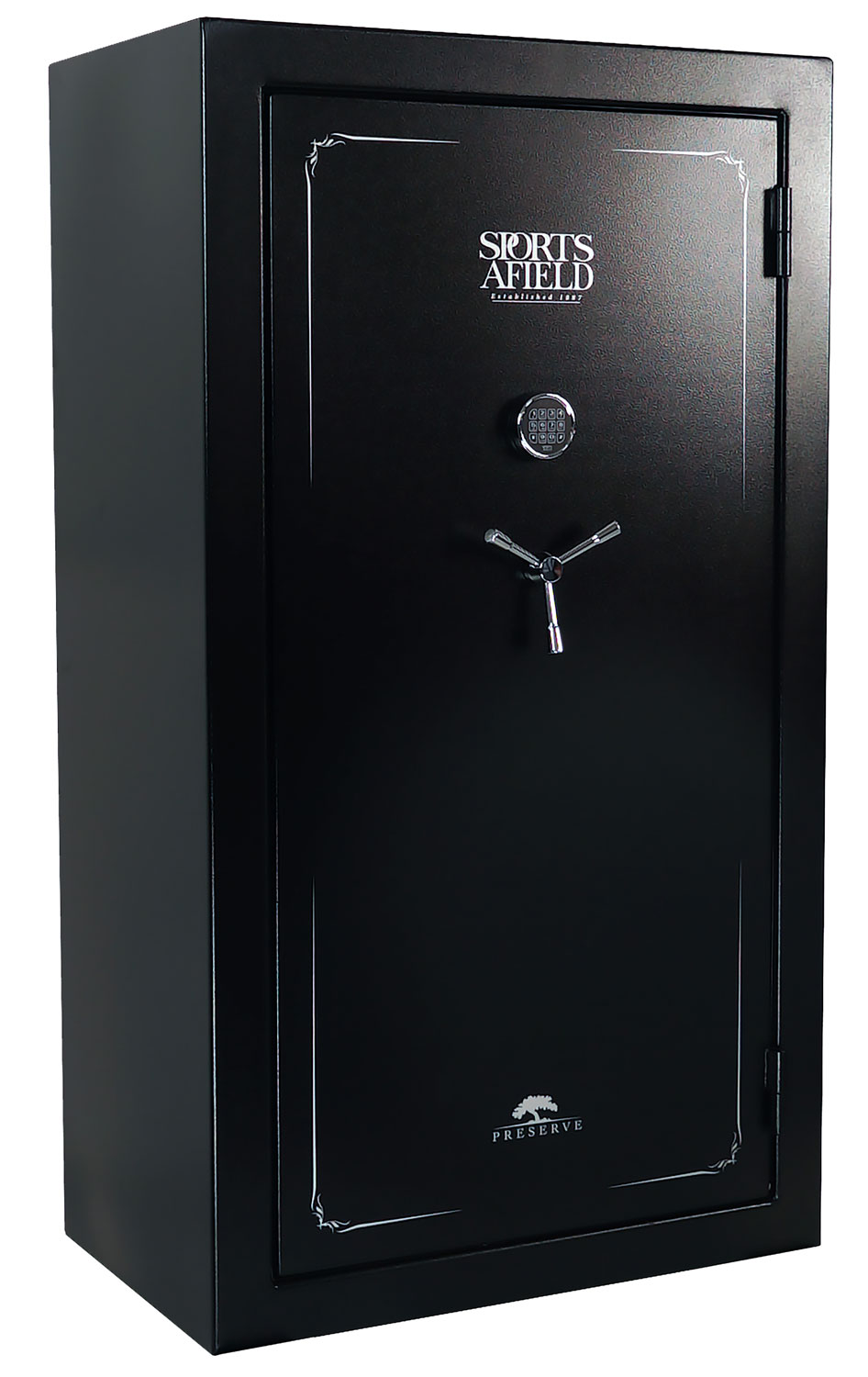 Sports Afield SECSA5940P Preserve SA5940P Keypad/Key Entry Black Textured Steel Holds 40 + 8 59
