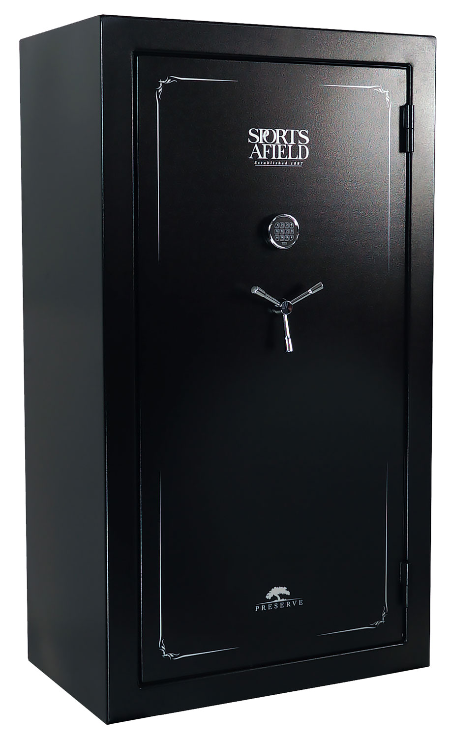 Sports Afield SECSA7240P Preserve SA7240P Keypad/Key Entry Black Steel Holds 60 + 8 72