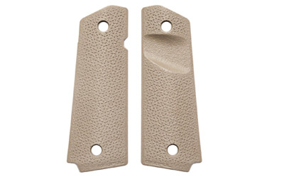 Magpul MAG544-FDE MOE Grip Panels Aggressive TSP Texture Flat Dark Earth Polymer for 1911 (Full Size)