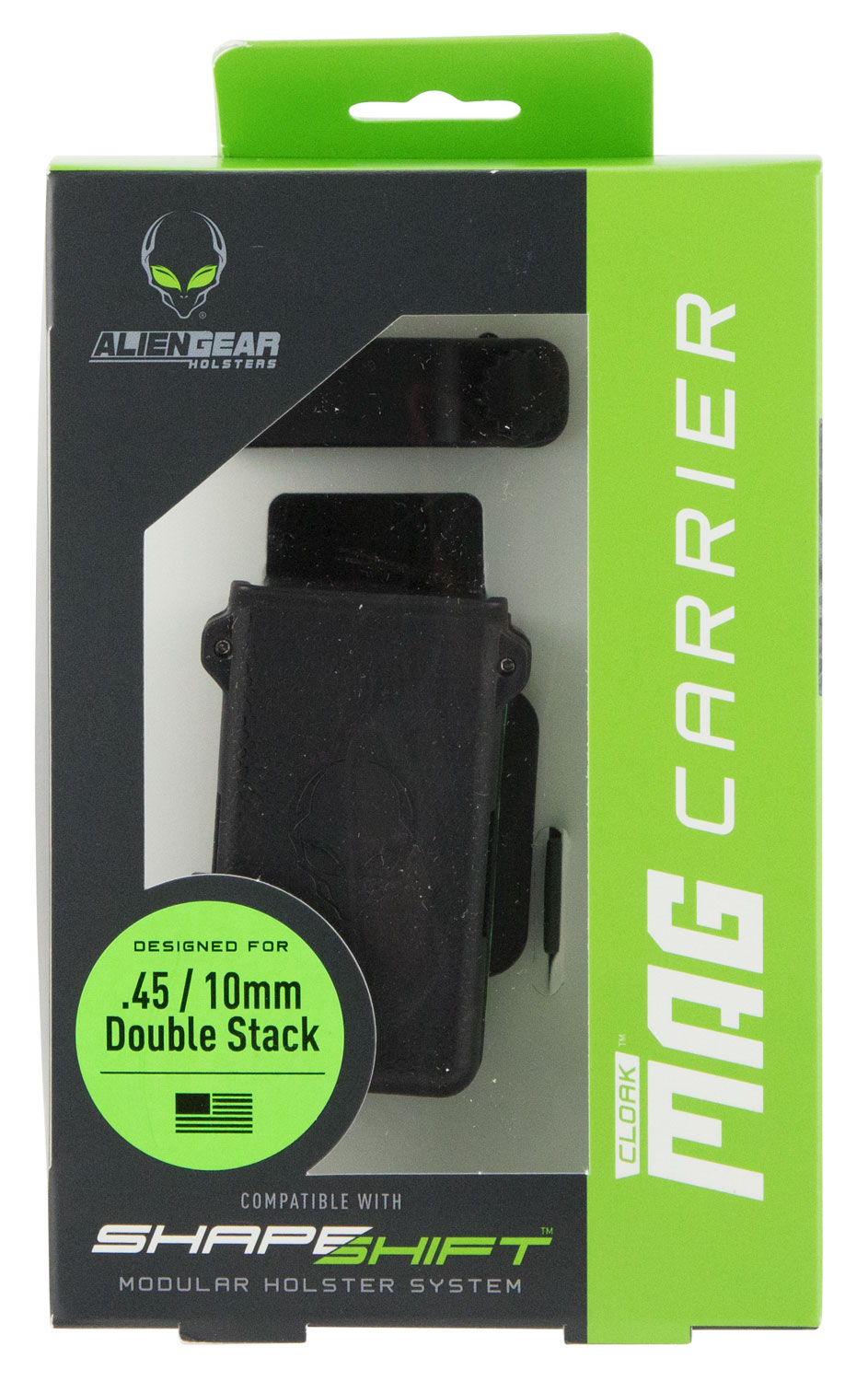 Alien Gear Holsters CMCS5 Cloak Mag Carrier Single Black Polymer Paper Compatible w/ Double Stack Compatible w/ Alien Gear Shape Shift Modular Holster System
